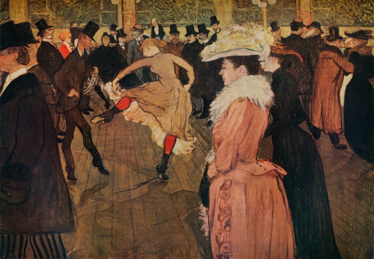 A Moulin Rouge-ban, a tánc, 1890 1934 alkotó: Henri de Toulouse Lautrec