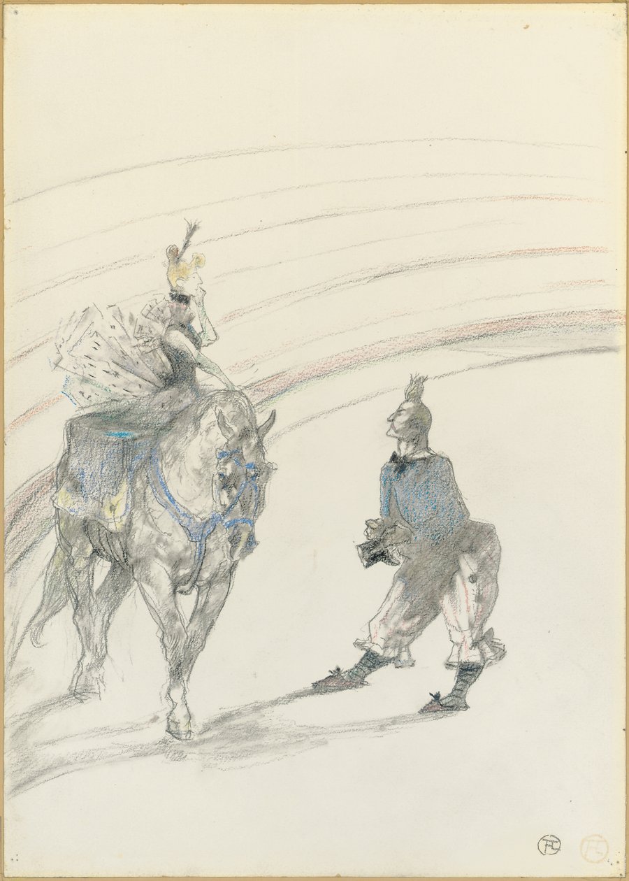 A cirkuszban: Panel Rider, 1899 alkotó: Henri de Toulouse Lautrec
