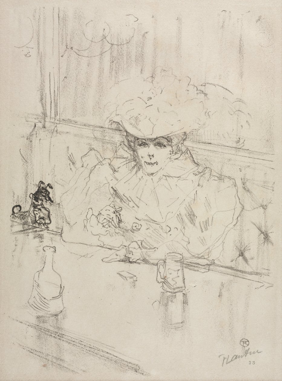 cockchafernél alkotó: Henri de Toulouse Lautrec