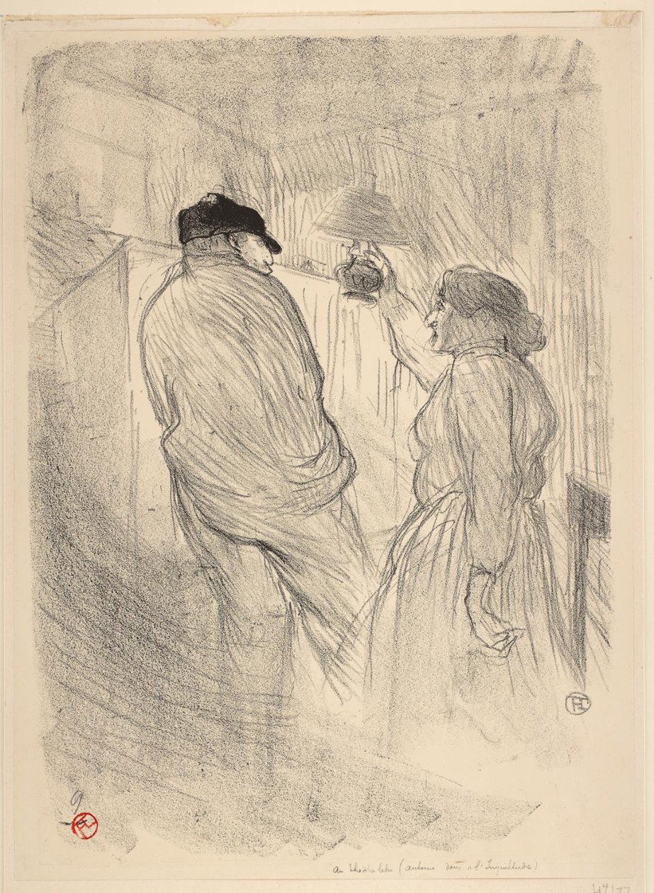 A Szabad Színházban Antoine a The Worry-ban alkotó: Henri de Toulouse Lautrec