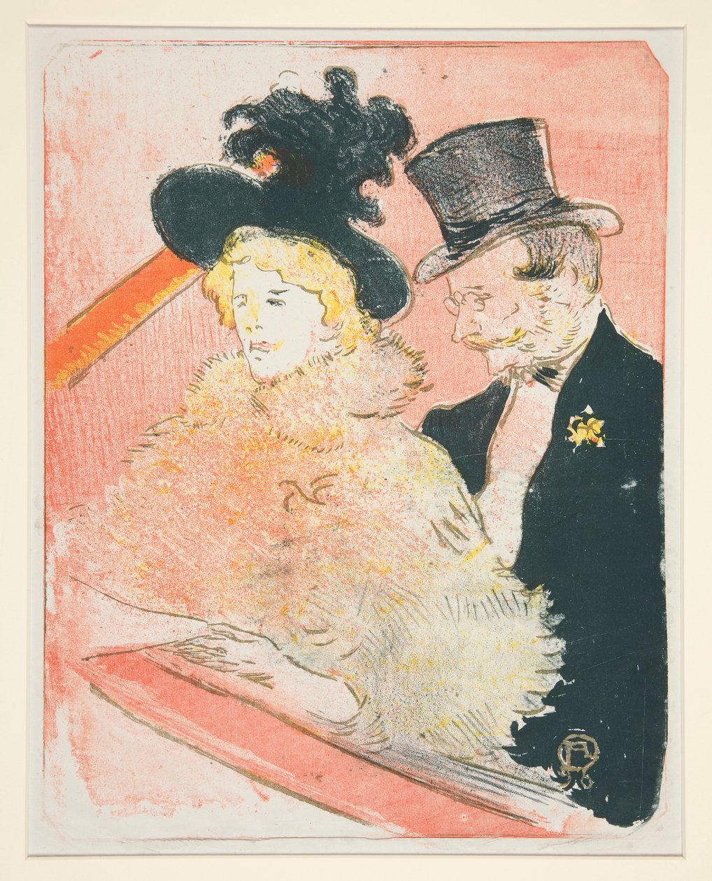 Au koncert (A koncerten) alkotó: Henri de Toulouse Lautrec
