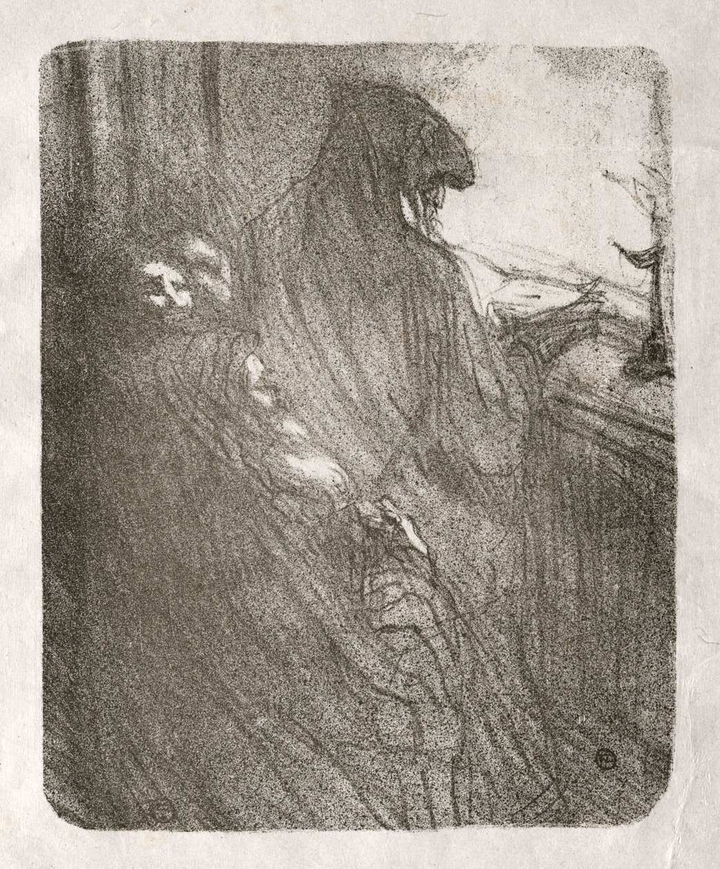 A Sínai lábánál: A lengyel zsidók imája, 1898. alkotó: Henri de Toulouse Lautrec