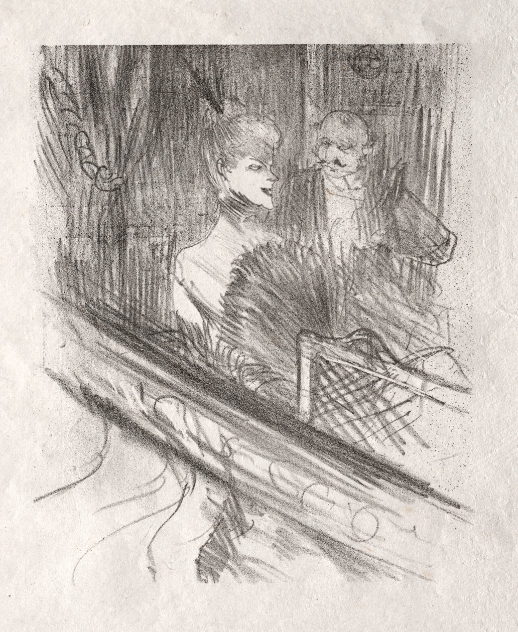 A Sínai lábánál: Moïse báró alkotó: Henri de Toulouse Lautrec