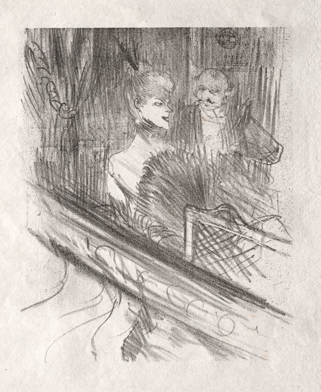 A Sínai lábánál: Moïse báró, 1898. alkotó: Henri de Toulouse Lautrec