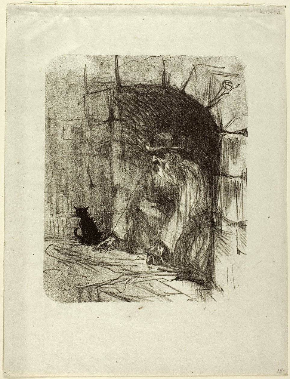 Egy krakkói bolt hátsó szobája, az Au Pied du Sinaï-ból alkotó: Henri de Toulouse Lautrec