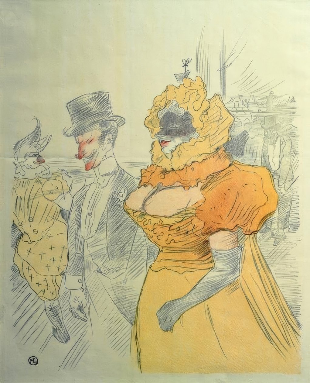 Diákbál alkotó: Henri de Toulouse Lautrec