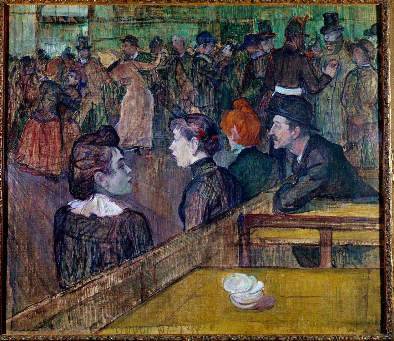 Bál a Moulin de la Galette-ben alkotó: Henri de Toulouse Lautrec