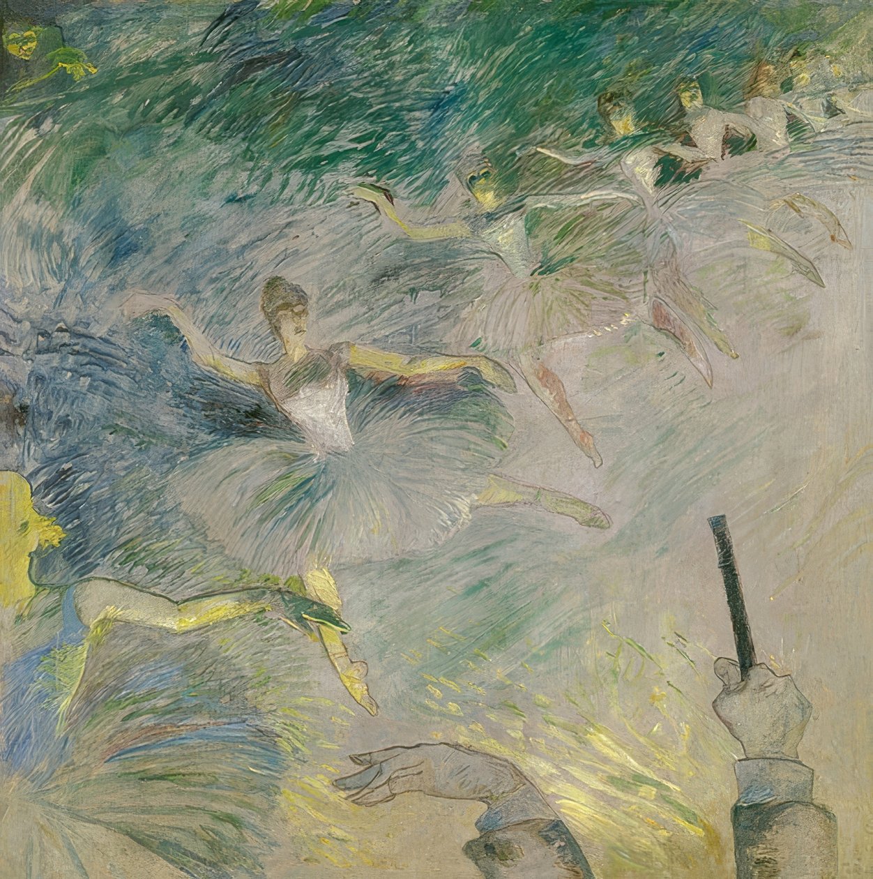 Balett-táncosok. 1885/86 alkotó: Henri de Toulouse Lautrec
