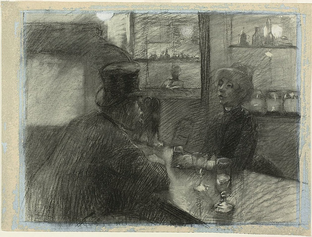A rue de Rome kávézó bárja alkotó: Henri de Toulouse Lautrec