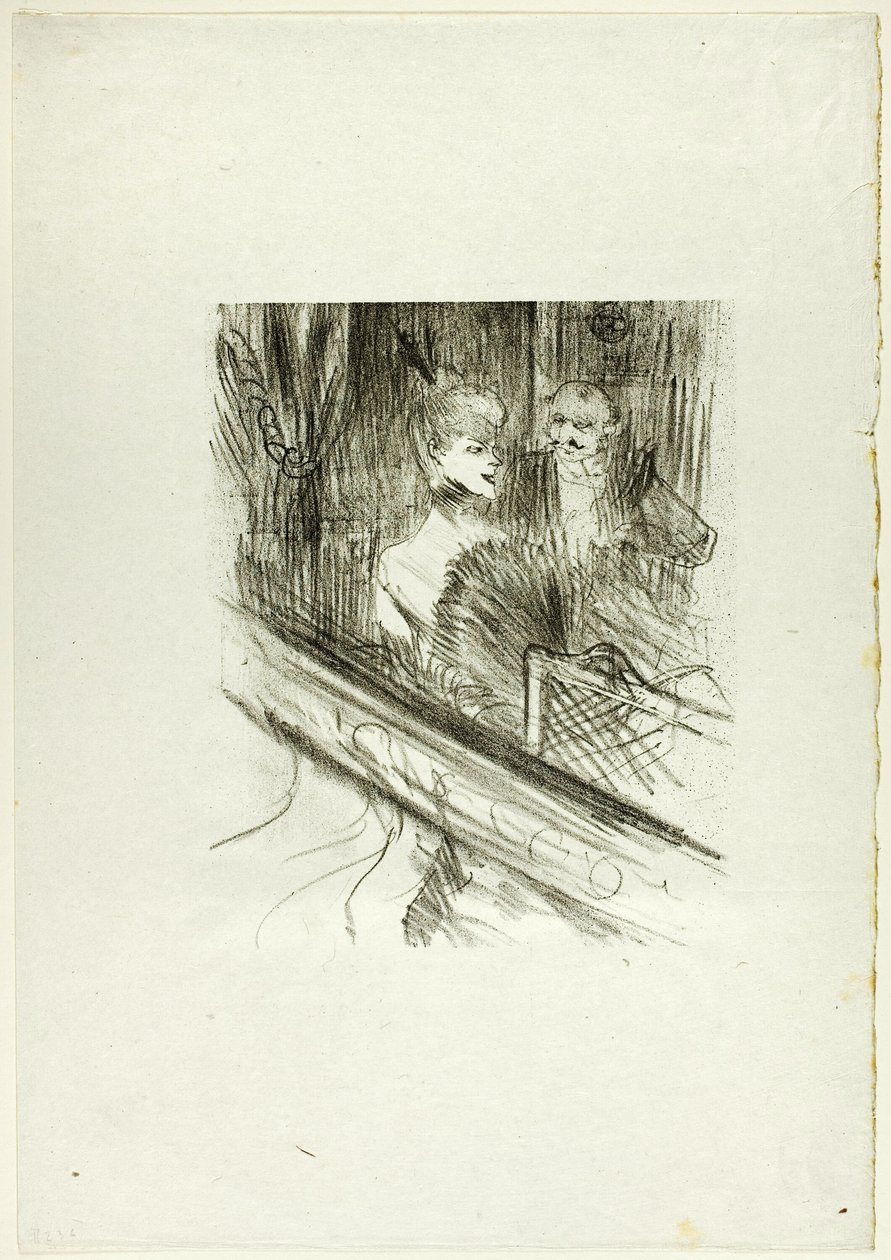 Moïse báró, a doboz, Au Pied du Sinaïból alkotó: Henri de Toulouse Lautrec