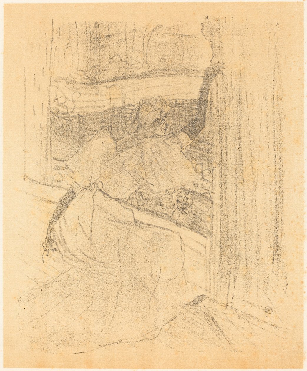 Meghajol a közönség előtt (Saluant le public) alkotó: Henri de Toulouse Lautrec