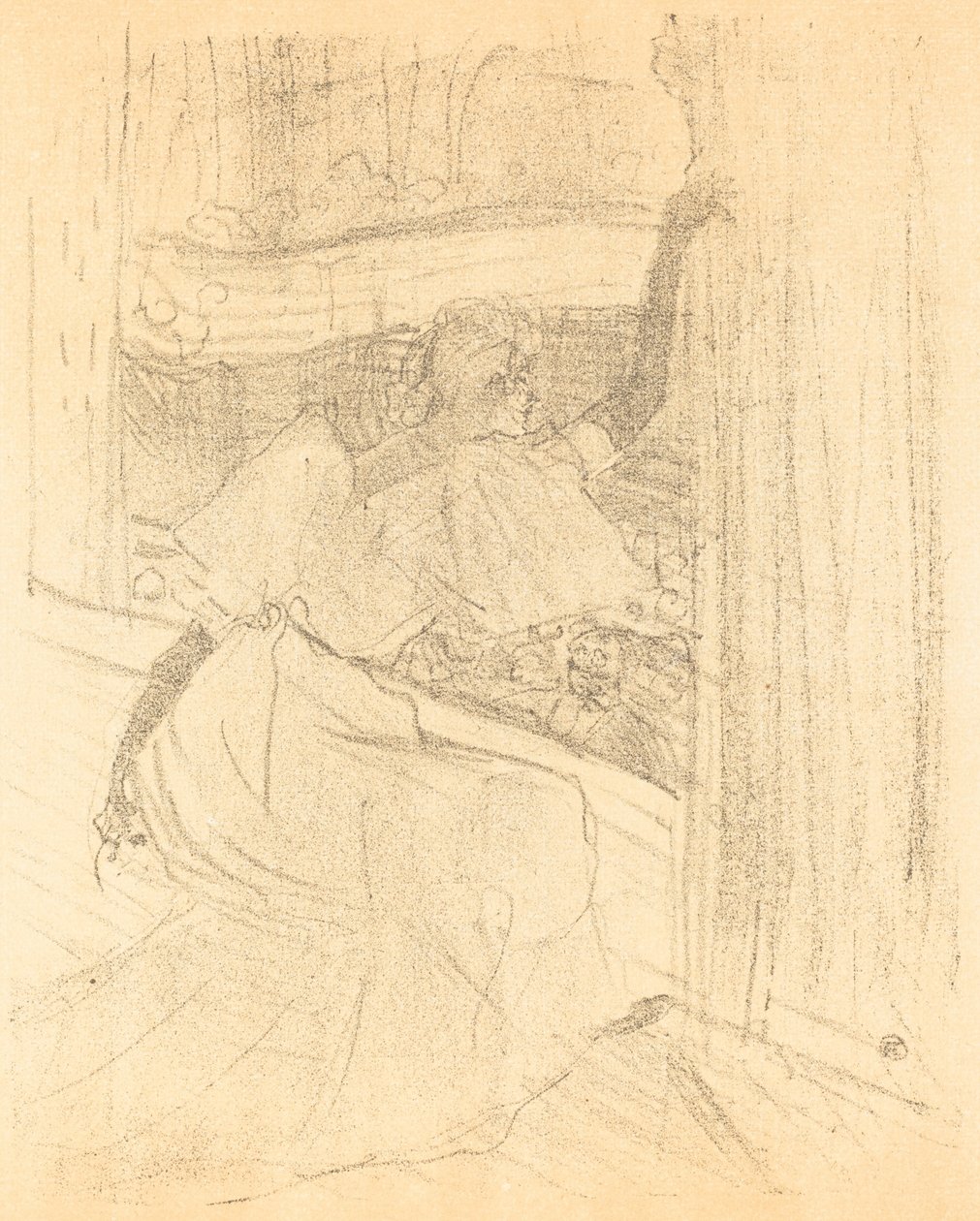 Meghajol a közönség előtt Saluant le public, 1898. alkotó: Henri de Toulouse Lautrec