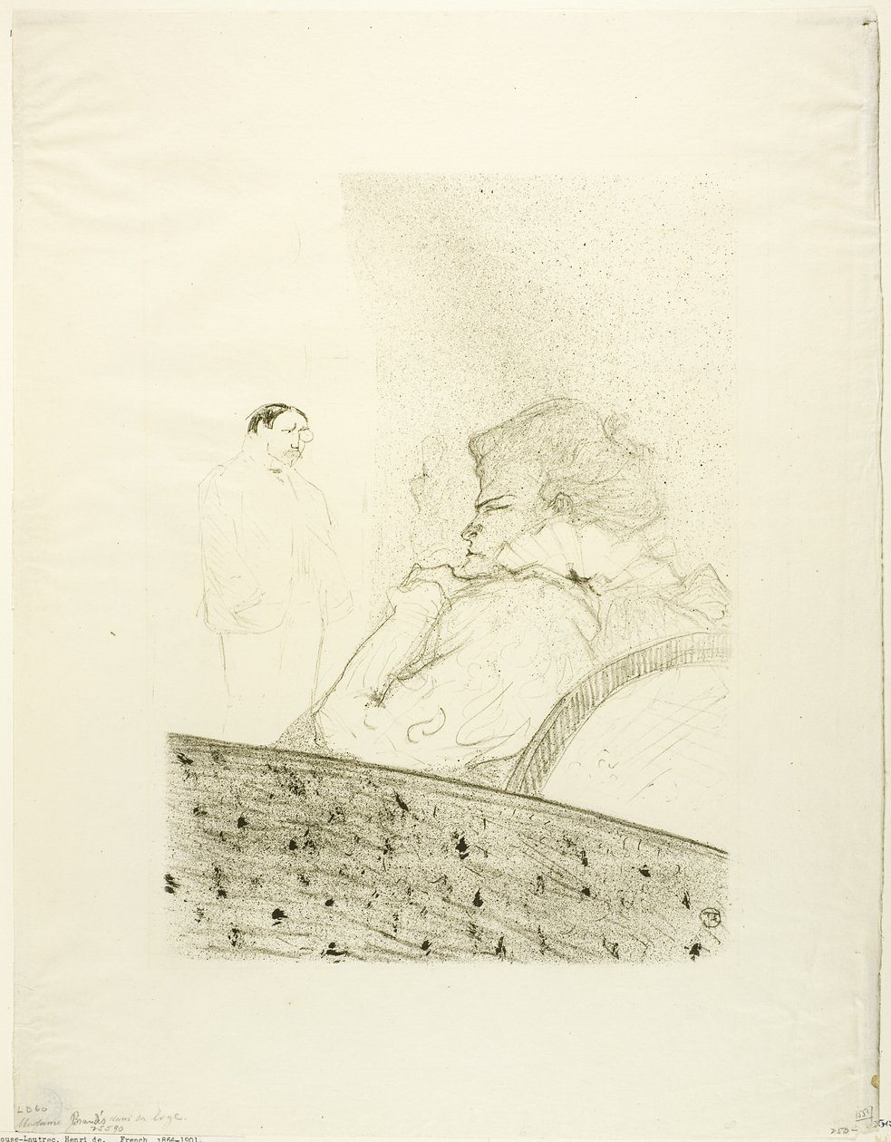 Brandès a dobozában alkotó: Henri de Toulouse Lautrec