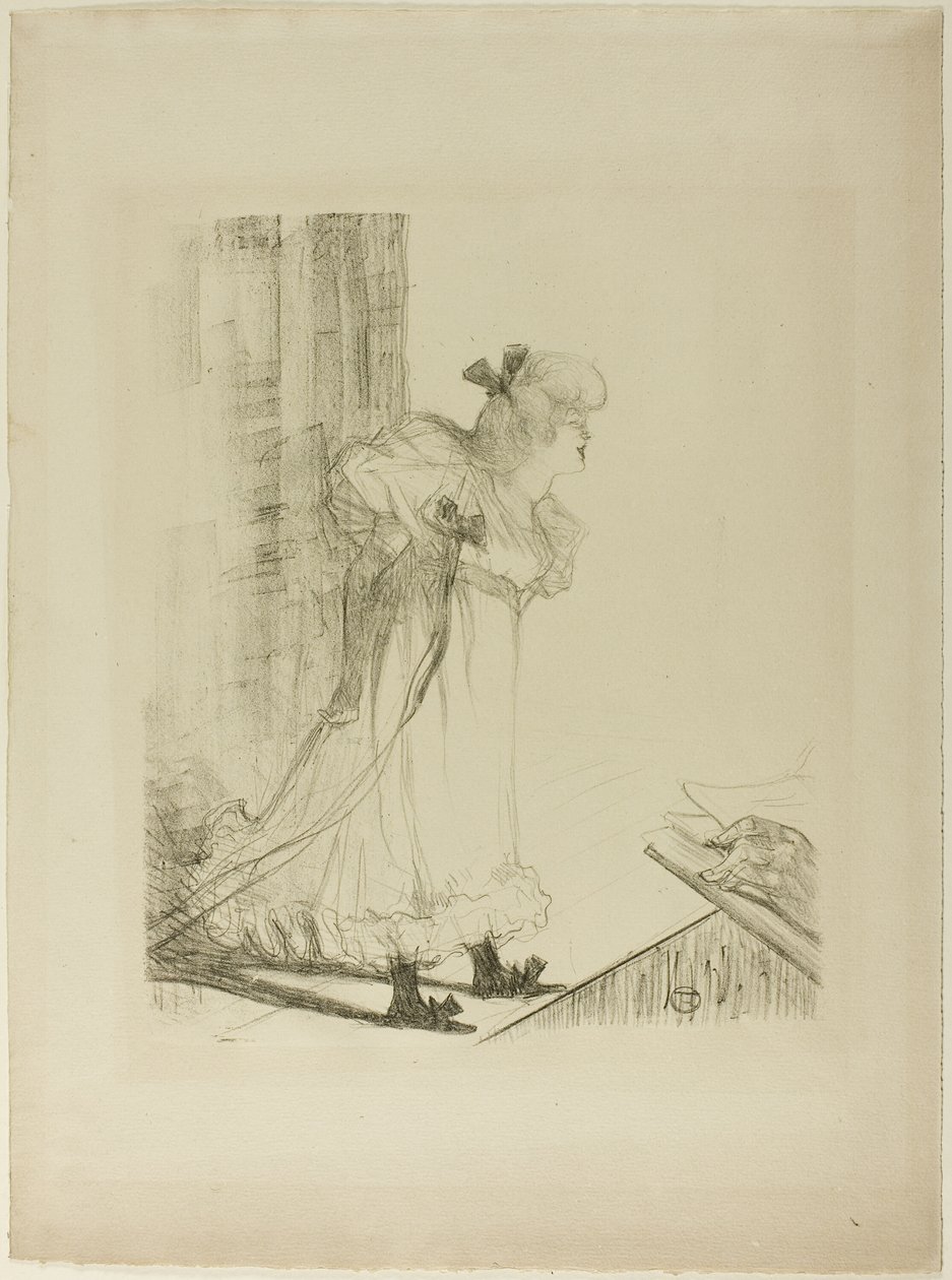 Kabaréénekes alkotó: Henri de Toulouse Lautrec