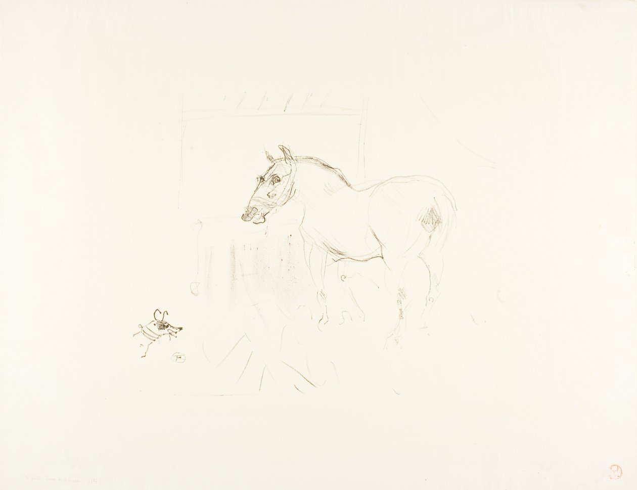Calmèse kis pónija alkotó: Henri de Toulouse Lautrec