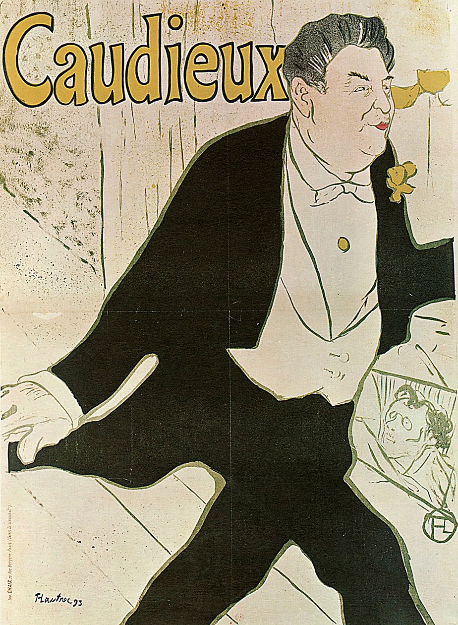 Caudieux, 1893. alkotó: Henri de Toulouse Lautrec
