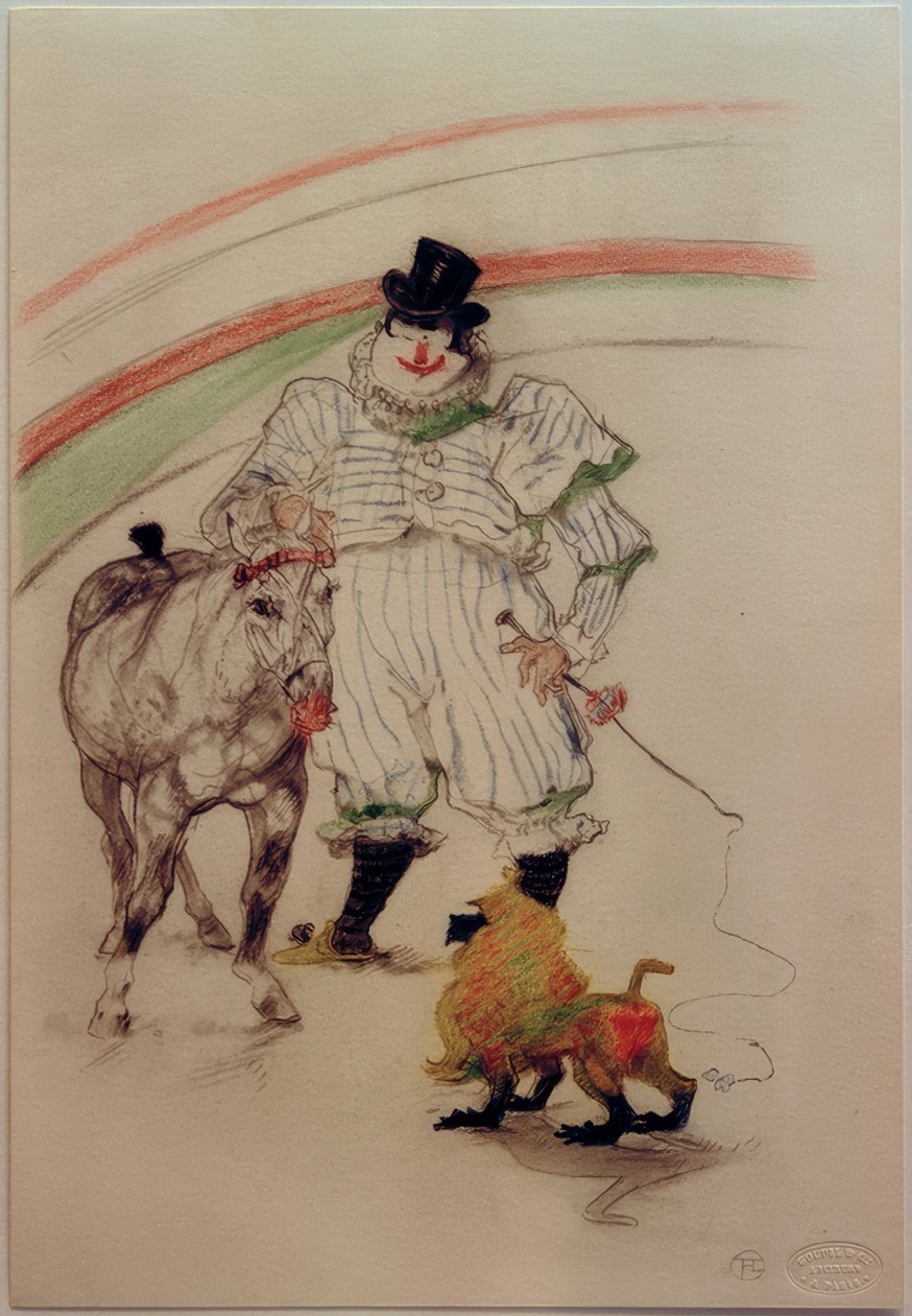 Ló és majom kiképzett alkotó: Henri de Toulouse Lautrec