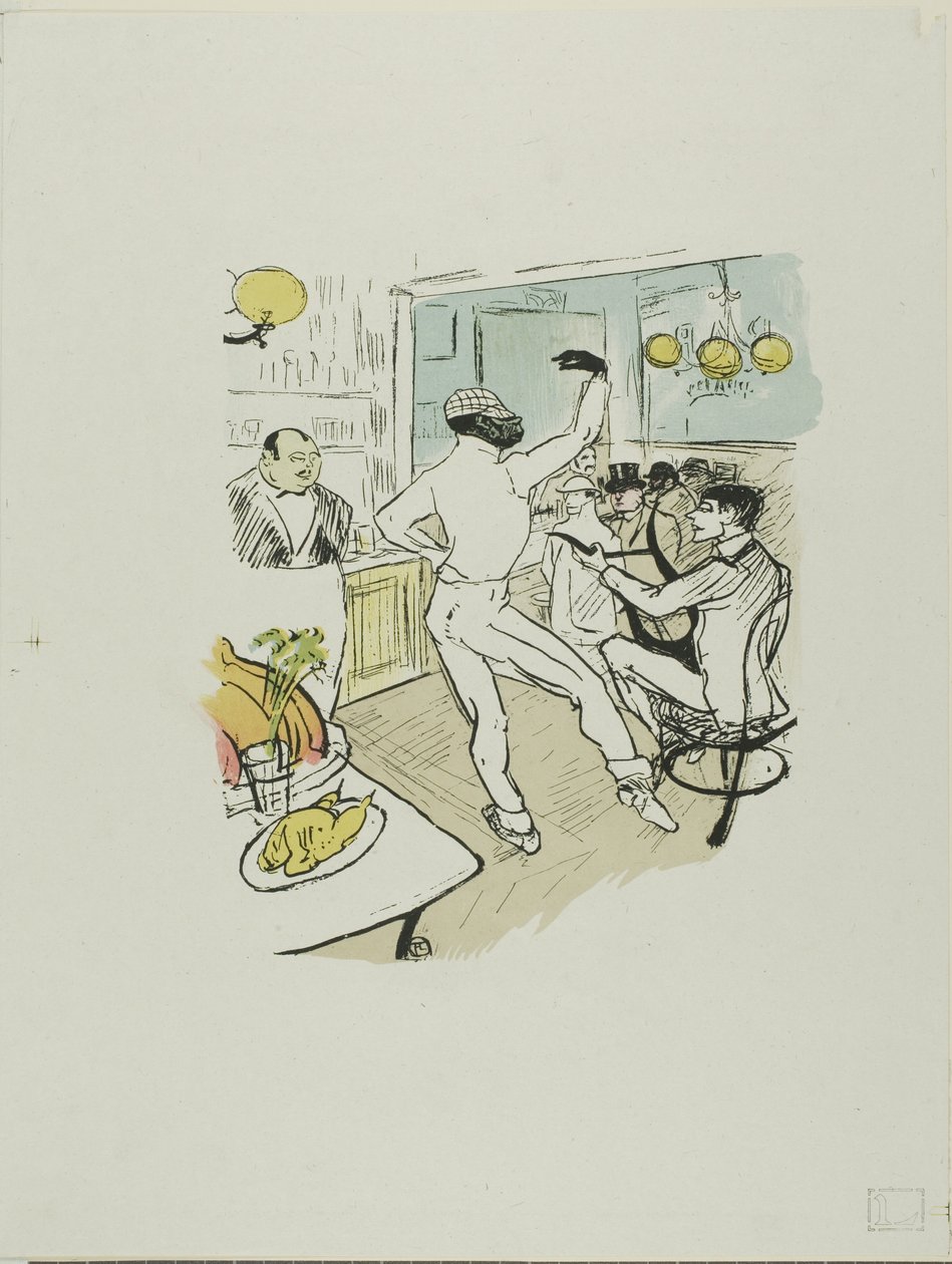 Csokoládé tánc alkotó: Henri de Toulouse Lautrec