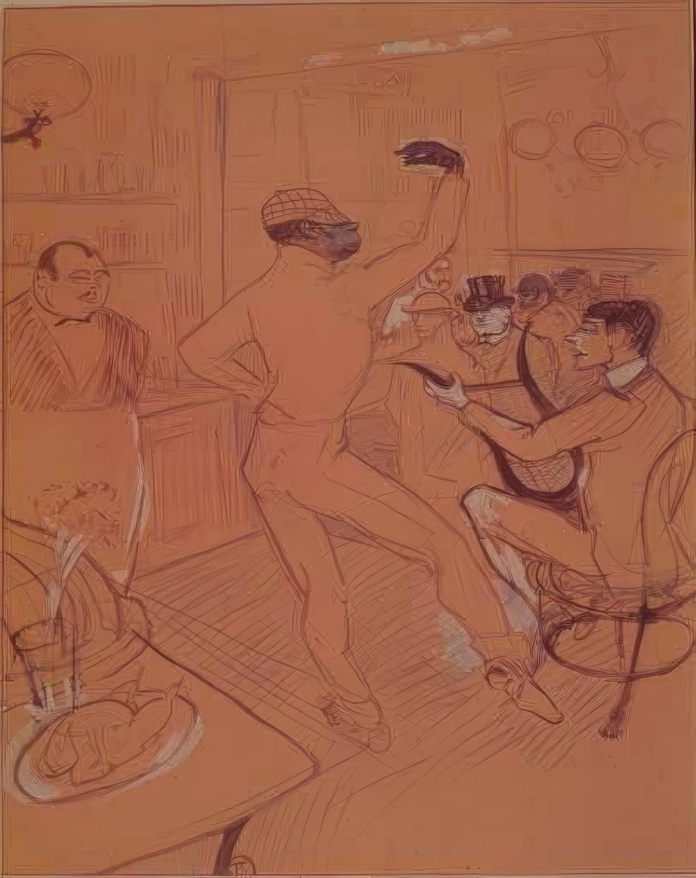 Táncoló csokoládé alkotó: Henri de Toulouse Lautrec