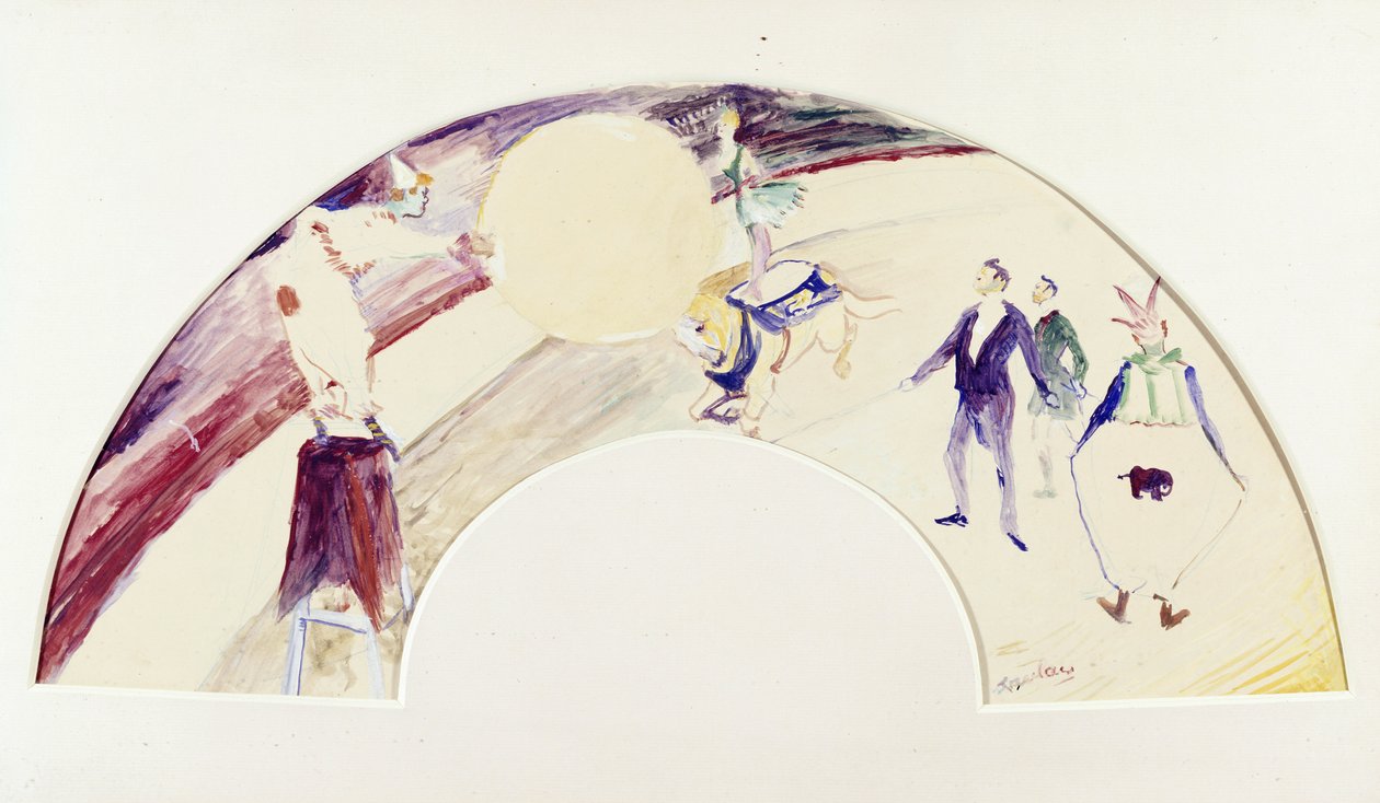 cirkuszi jelenet alkotó: Henri de Toulouse Lautrec