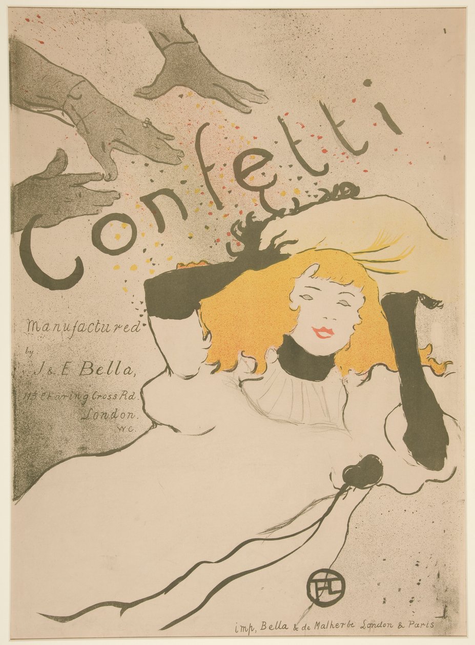 Konfetti alkotó: Henri de Toulouse Lautrec