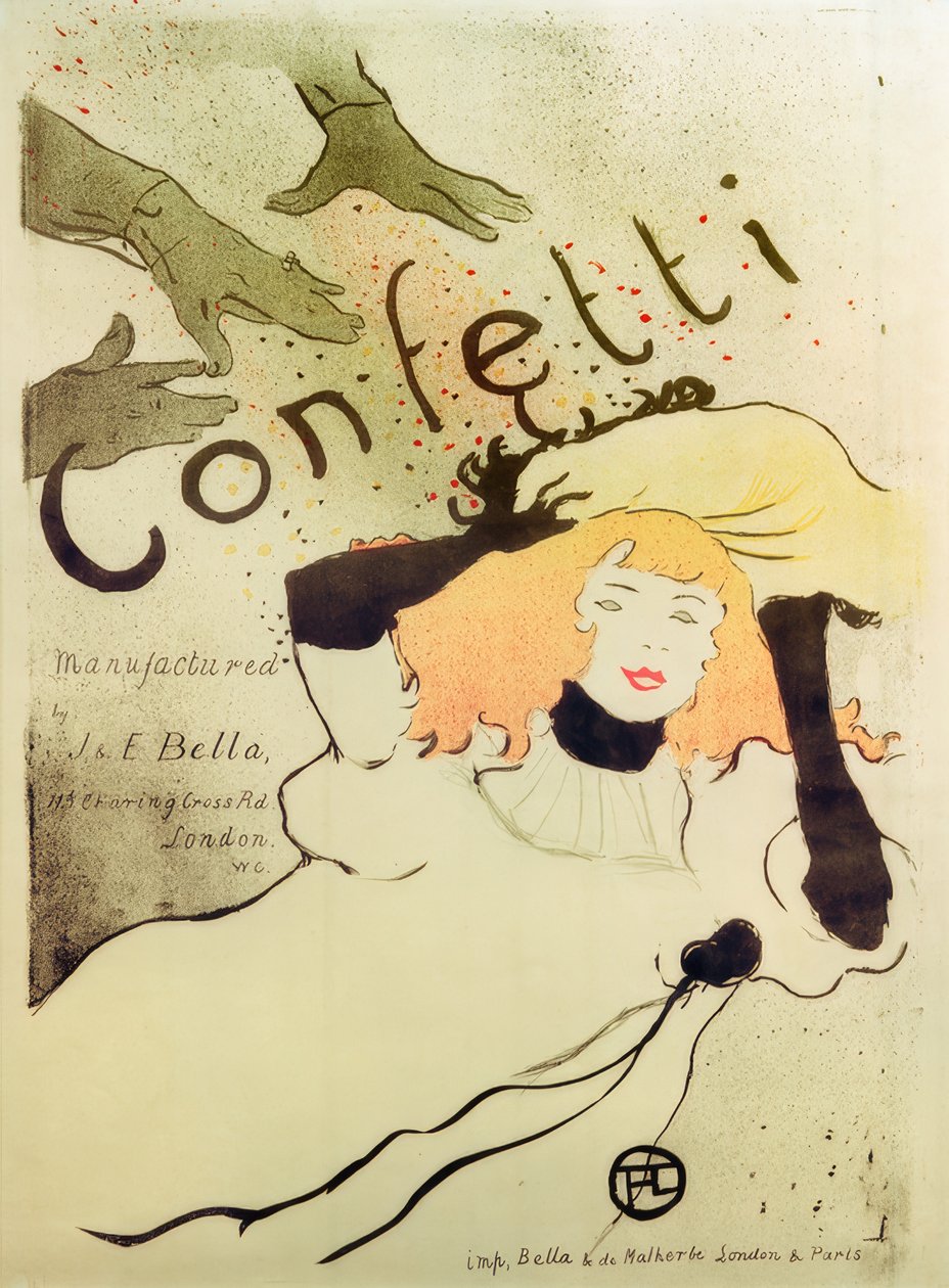 Konfetti alkotó: Henri de Toulouse Lautrec