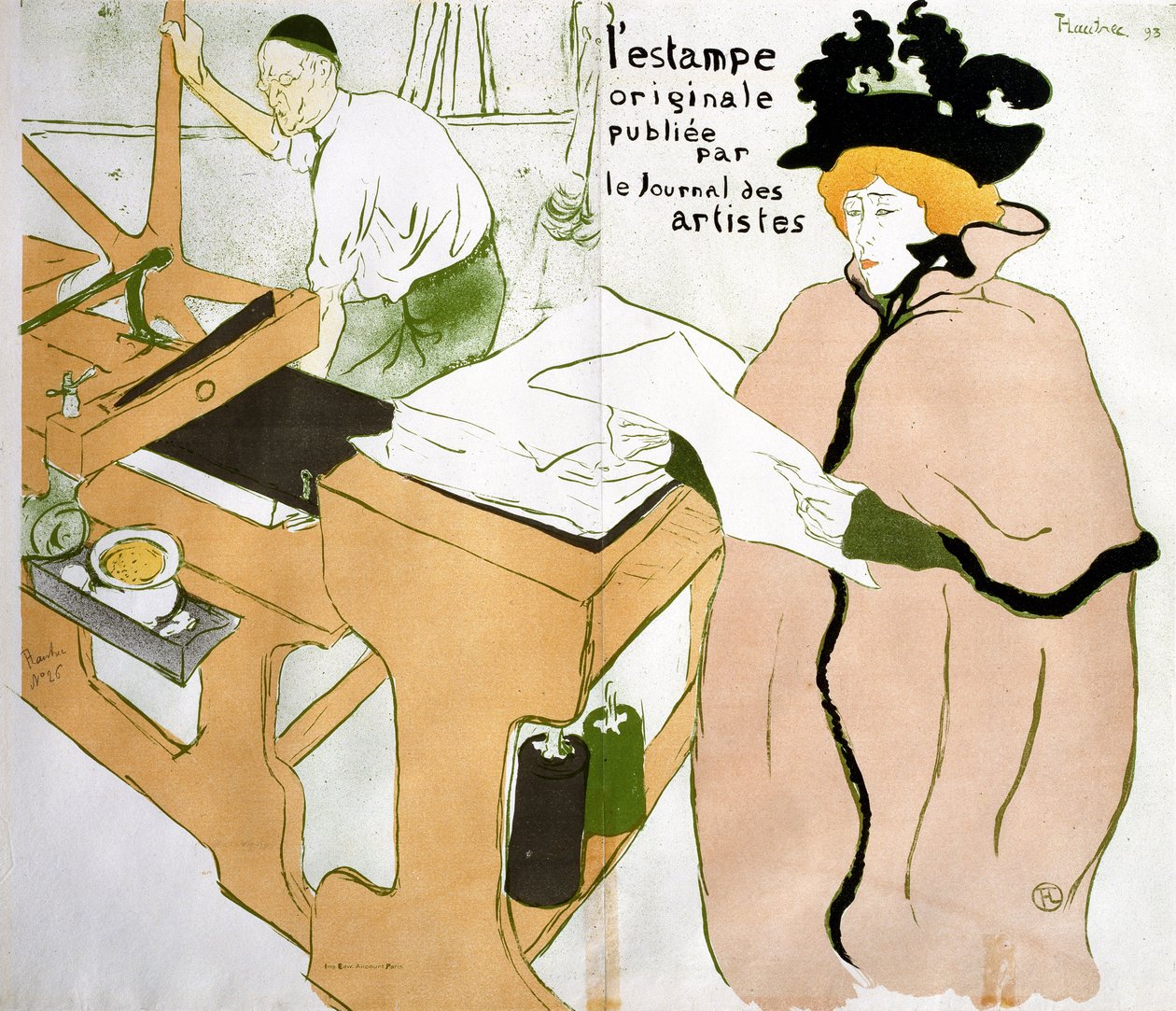 Borító "Az eredeti nyomat" alkotó: Henri de Toulouse Lautrec
