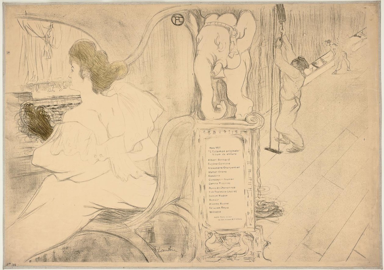 Eredeti nyomtatott borító alkotó: Henri de Toulouse Lautrec