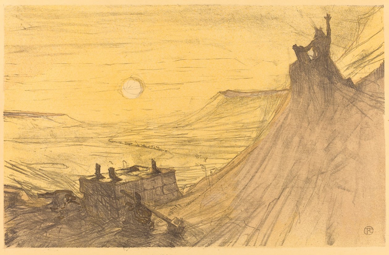 Borító a Sínai lábánál alkotó: Henri de Toulouse Lautrec