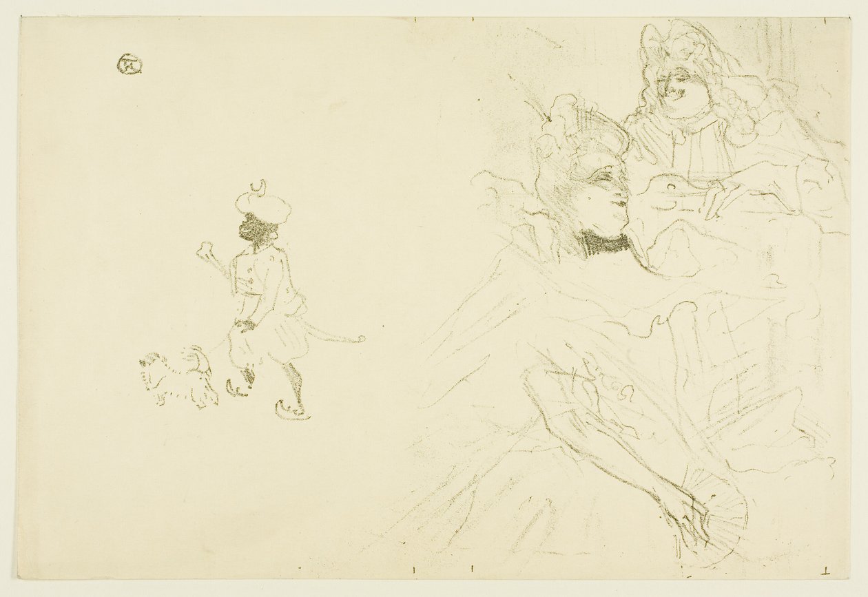 A Ninon de Lenclos szerelmes példájának borítója alkotó: Henri de Toulouse Lautrec