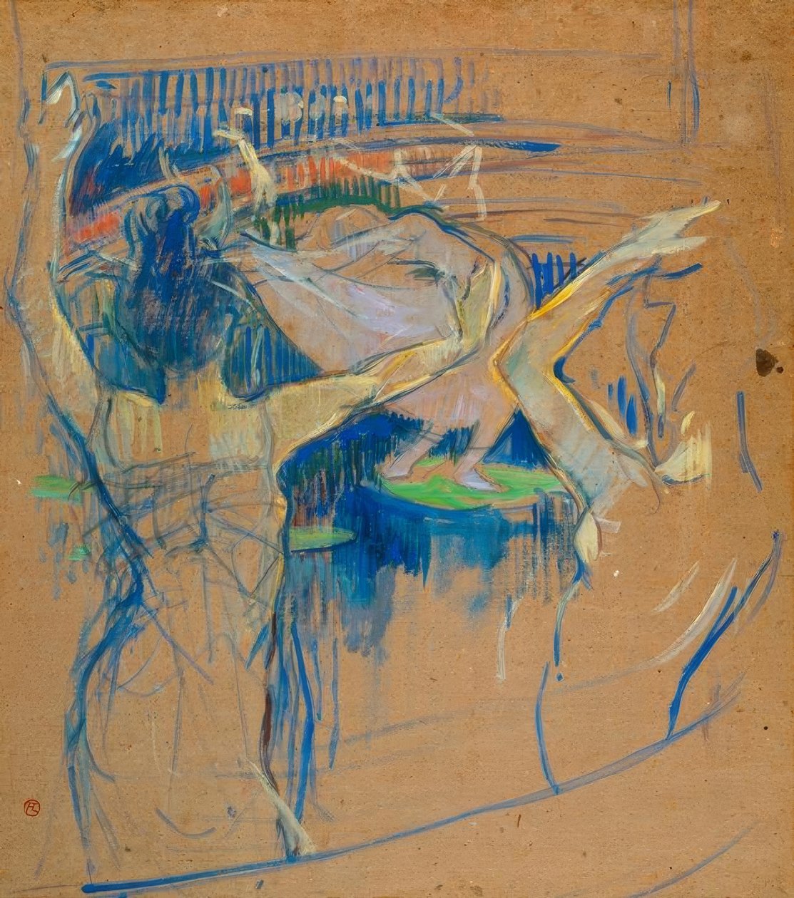 Das Ballett Papa Chrysanthemum alkotó: Henri de Toulouse Lautrec