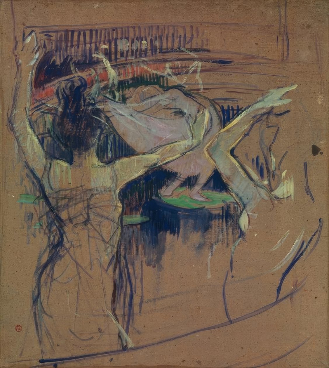 Das Ballett Papa Chrysanthemum alkotó: Henri de Toulouse Lautrec