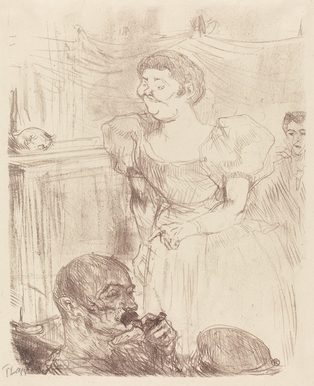 Di Ti Fellow – Angolok a Cafe-Concertben Di Ti Fellow – Anglaise au Café-Concert, 1898. alkotó: Henri de Toulouse Lautrec