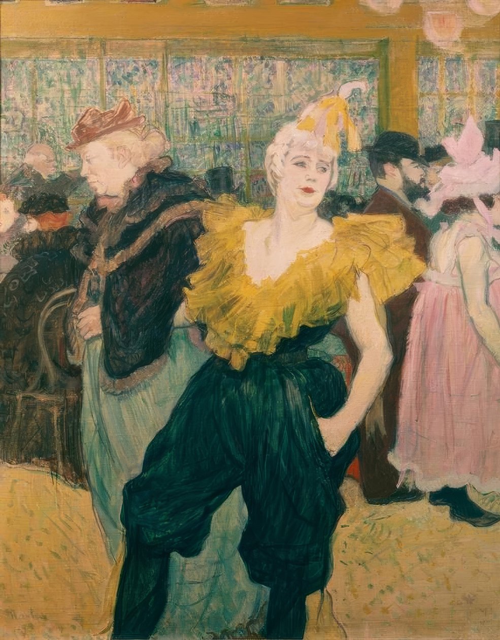 Die Clownesse Cha-U-Kao alkotó: Henri de Toulouse Lautrec