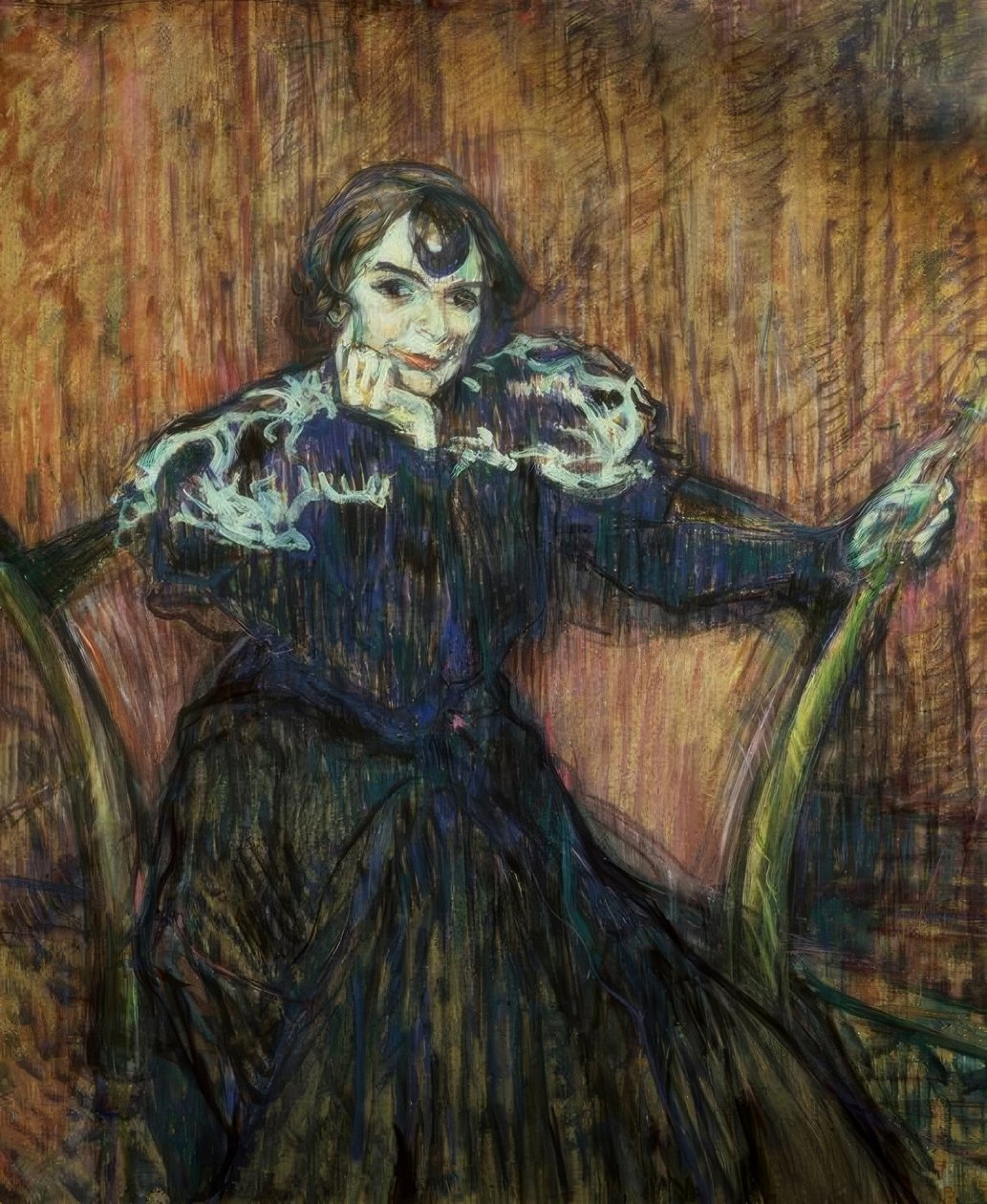 Berthe Bady színésznő alkotó: Henri de Toulouse Lautrec