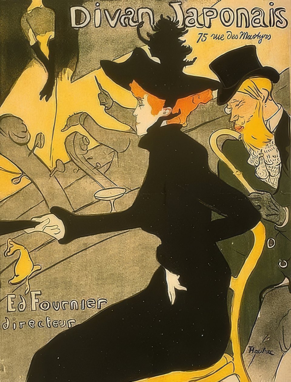 Japán kanapé. 1892-94 alkotó: Henri de Toulouse Lautrec