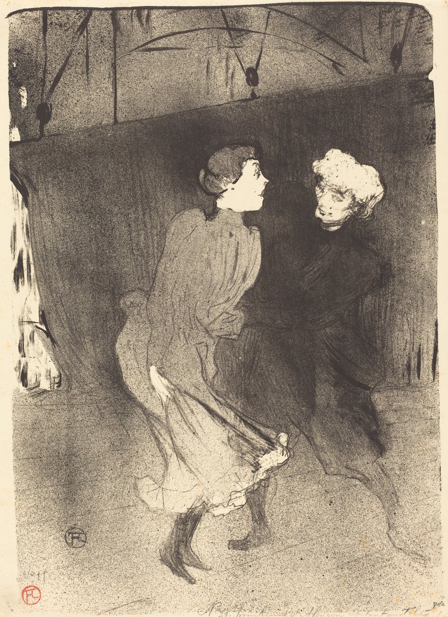 Ruhapróba a Folies-Bergerében alkotó: Henri de Toulouse Lautrec