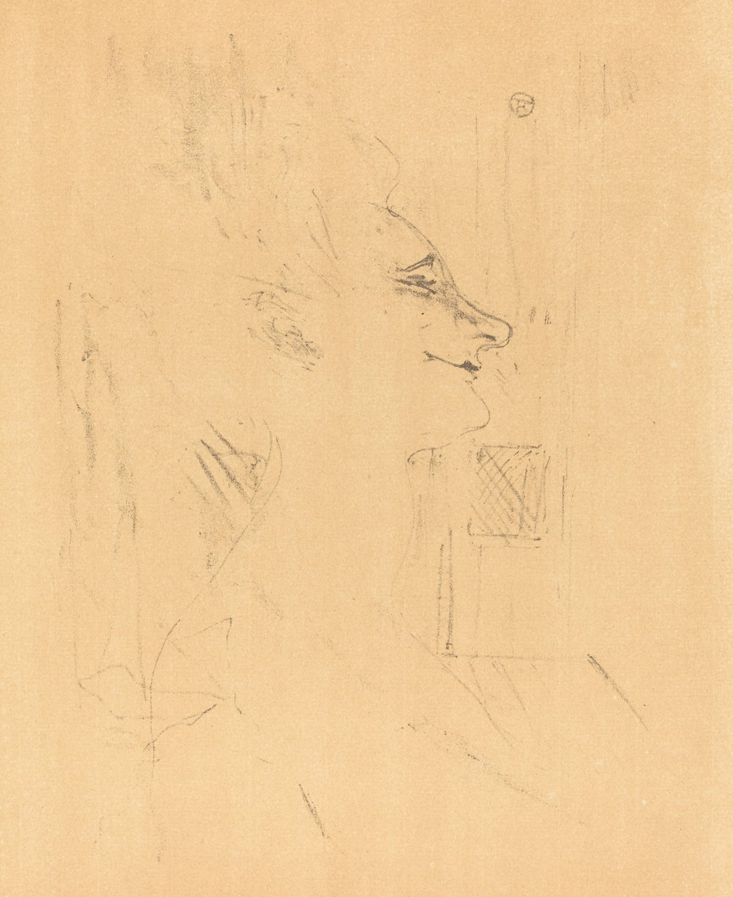 Részeg (Soularde) alkotó: Henri de Toulouse Lautrec