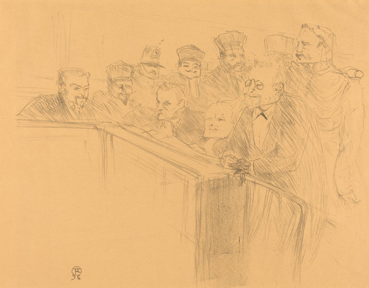 Dupas Deposition Deposition Dupas, 1896. alkotó: Henri de Toulouse Lautrec