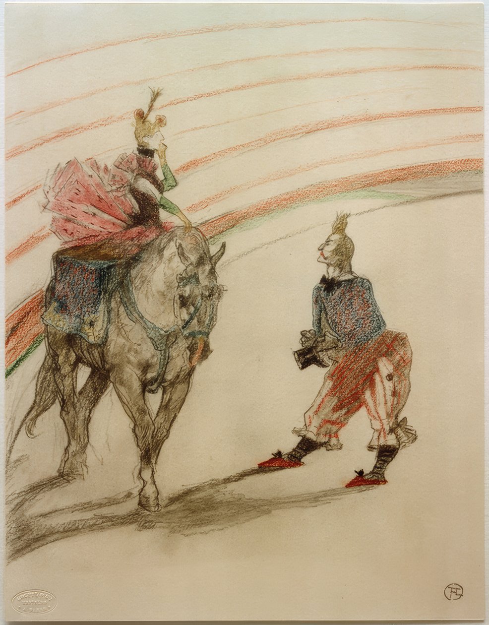 Panel Squire (Szép, a fiatal hölgy) alkotó: Henri de Toulouse Lautrec