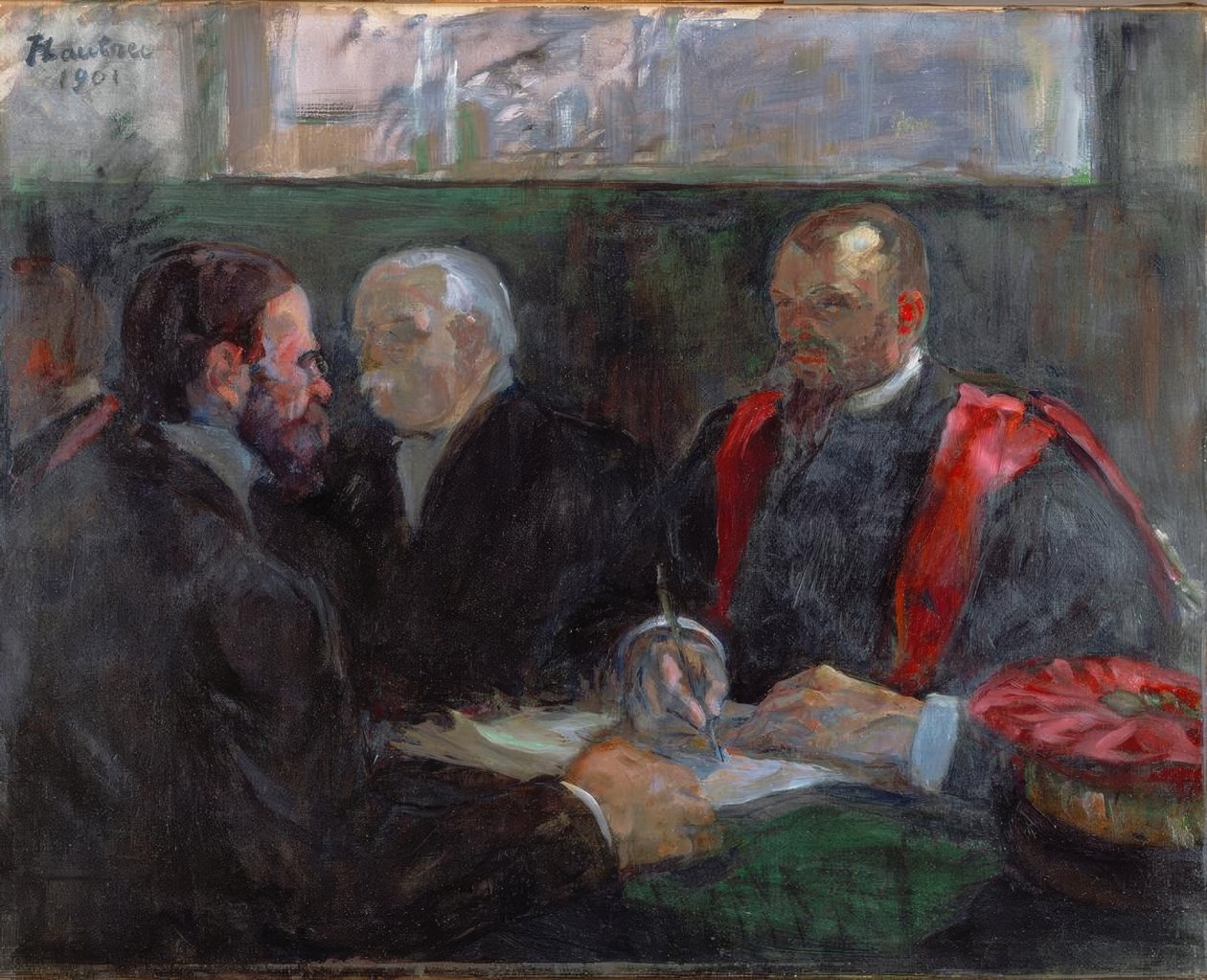 A párizsi orvostudományi karon szerzett diplomát alkotó: Henri de Toulouse Lautrec