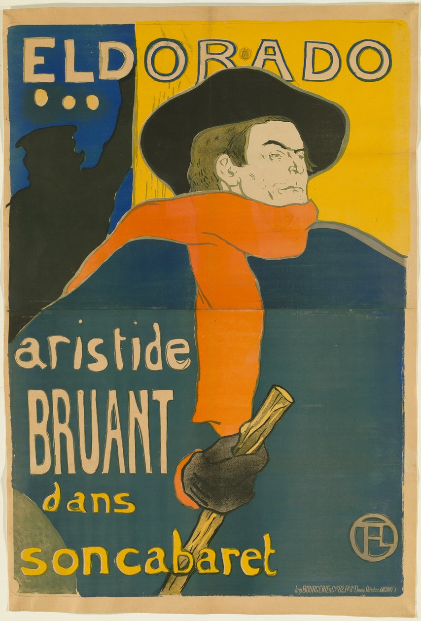 El Dorado: Aristide Bruant alkotó: Henri de Toulouse Lautrec