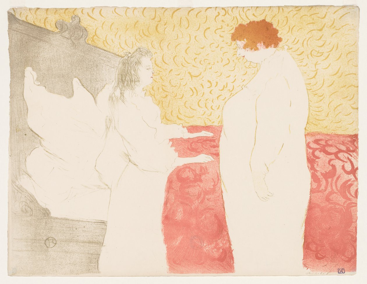 Elles: Nő az ágyban alkotó: Henri de Toulouse Lautrec