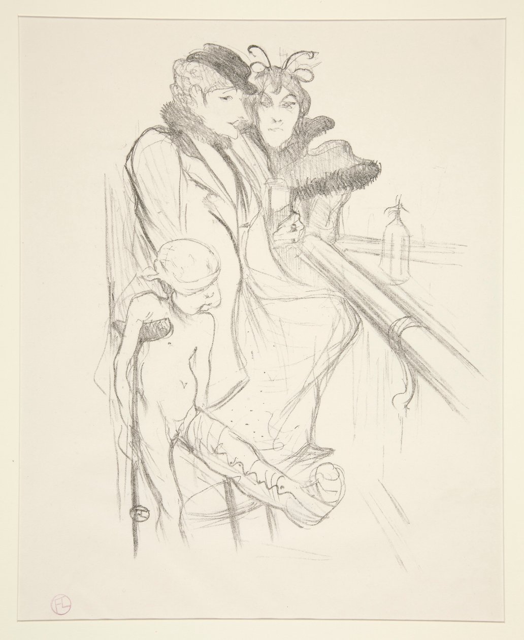 Eros vanne (Eros legyőzve) alkotó: Henri de Toulouse Lautrec