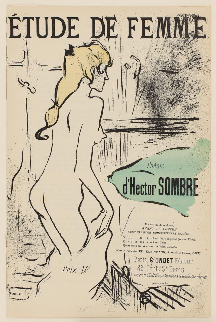 Nőtanulmány alkotó: Henri de Toulouse Lautrec
