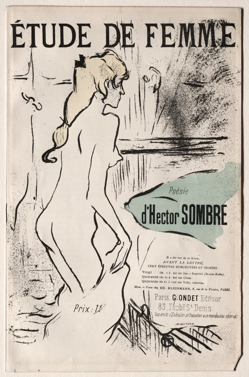 Nőtanulmány alkotó: Henri de Toulouse Lautrec