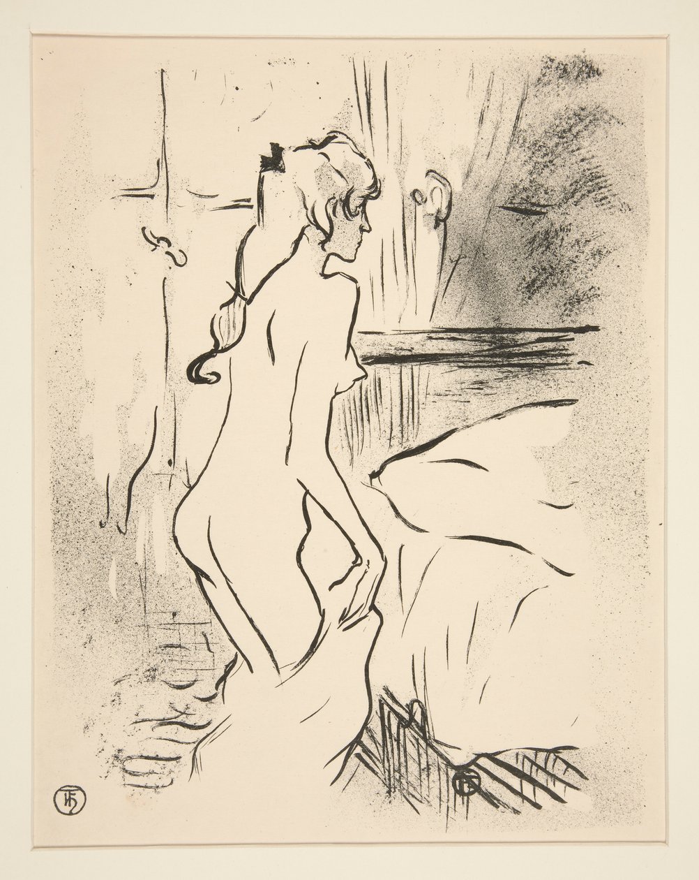 Etude de femme (Tanulmány egy nőről) alkotó: Henri de Toulouse Lautrec