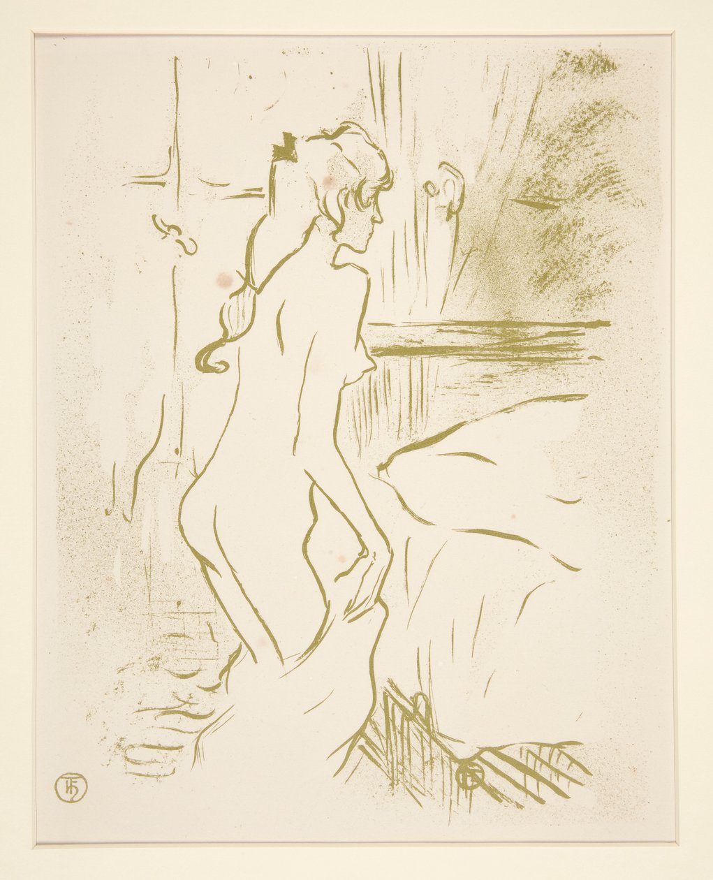 Etude de femme (Tanulmány egy nőről) alkotó: Henri de Toulouse Lautrec