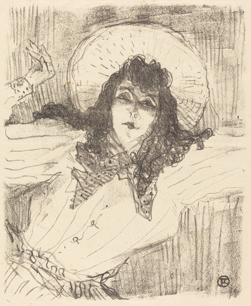 Eva Lavalliere, 1896. alkotó: Henri de Toulouse Lautrec