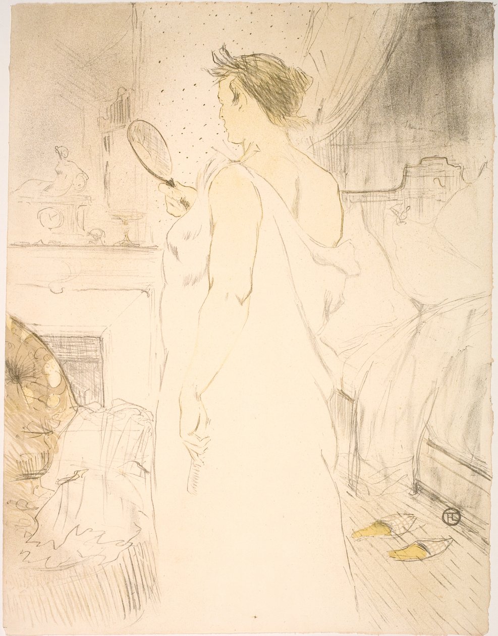 Fagylalt nő, kézi fagylalt alkotó: Henri de Toulouse Lautrec